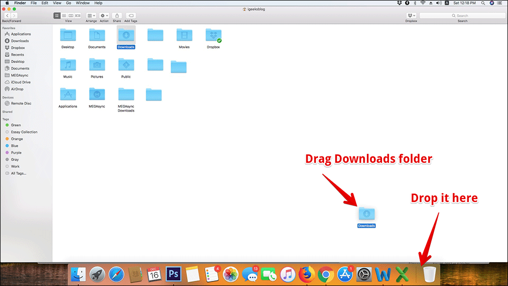 Mac downloads folder location